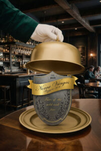 servering av logotype